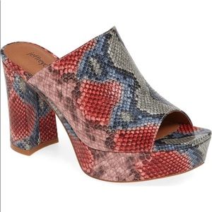 JEFFREY CAMPBELL | Snakeskin Pilar Leather Mule 7